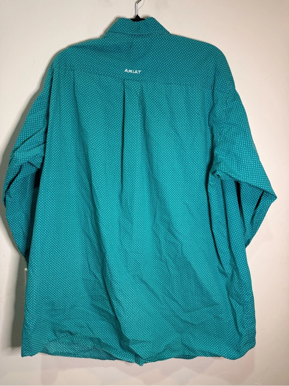Ariat Teal Microdot Button-Down Shirt